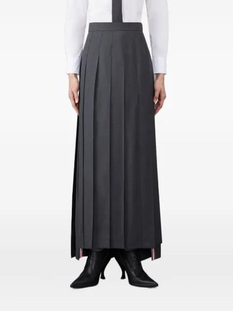 pleated maxi skirt by THOM BROWNE