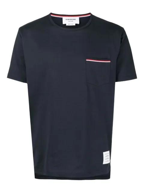 pocket T-shirt by THOM BROWNE