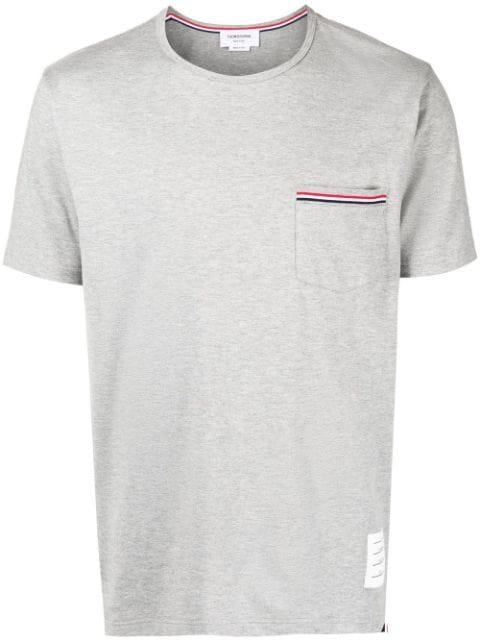pocket cotton T-Shirt by THOM BROWNE