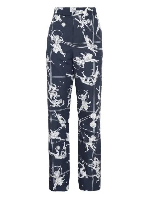printed trousers by THOM BROWNE