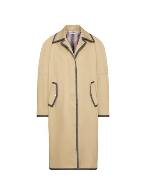 raglan coat by THOM BROWNE