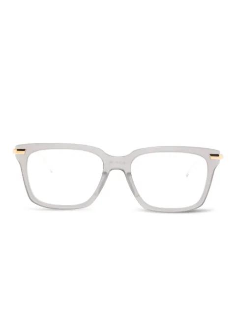rectangle-frame glasses by THOM BROWNE