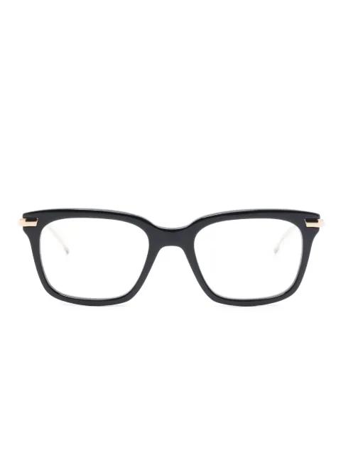 rectangle-frame glasses by THOM BROWNE