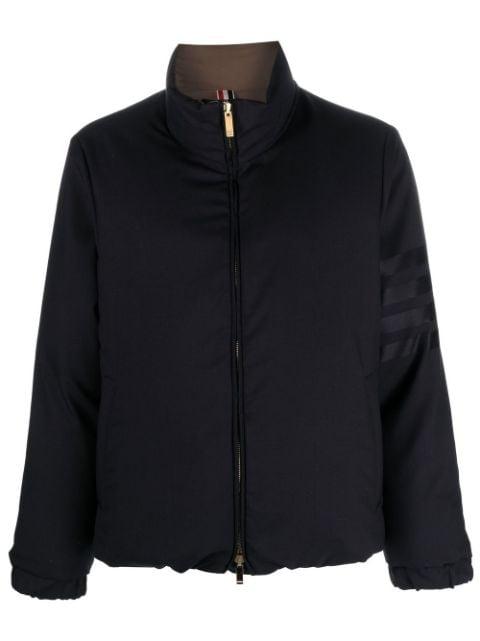 reversible down-feather puffer jacket by THOM BROWNE