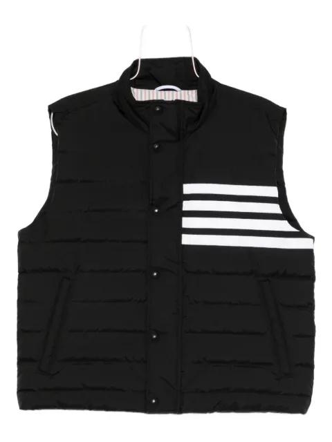ripstop down-filled 4-Bar gilet by THOM BROWNE