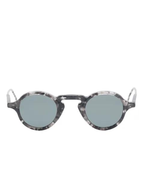 round-frame sunglasses by THOM BROWNE