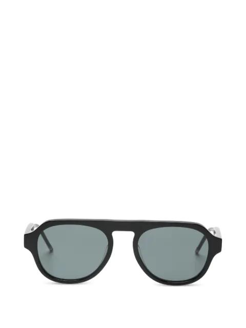 round frame sunglasses by THOM BROWNE