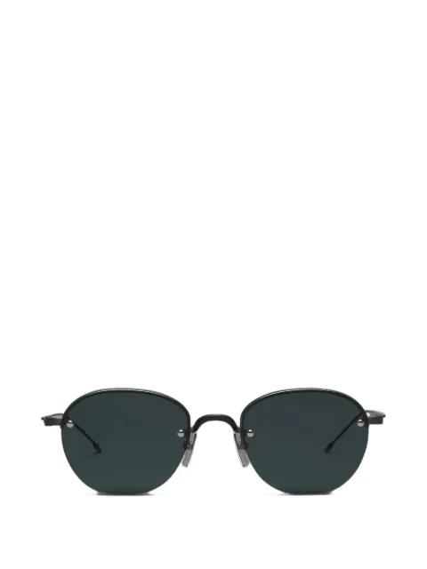 round-frame sunglasses by THOM BROWNE