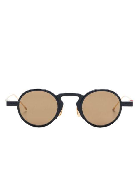 round-frame sunglasses by THOM BROWNE