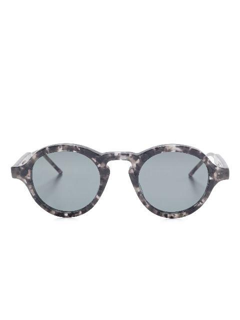 round-frame sunglasses by THOM BROWNE