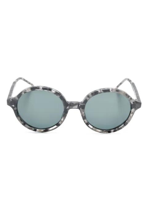 round-frame sunglasses by THOM BROWNE