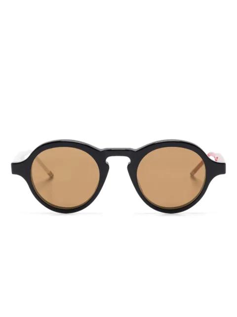 round-frame sunglasses by THOM BROWNE