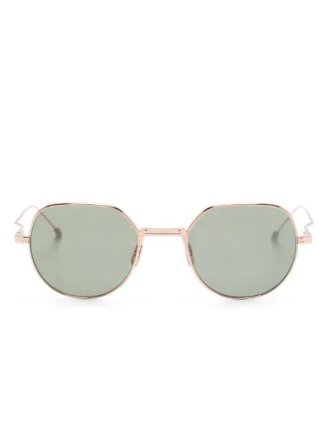 round-frame sunglasses by THOM BROWNE