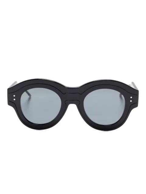round-frame sunglasses by THOM BROWNE