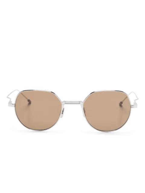 round-frame sunglasses by THOM BROWNE
