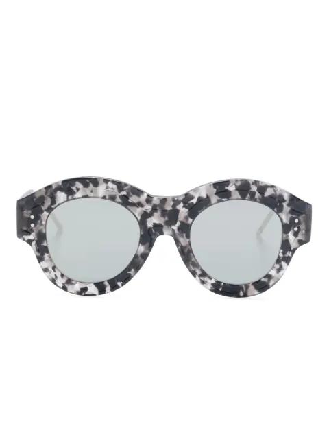 round-frame sunglasses by THOM BROWNE