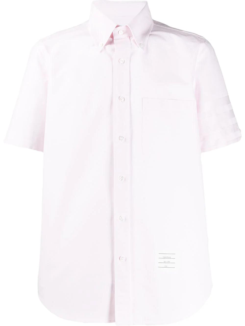 satin weave 4-Bar shirt by THOM BROWNE