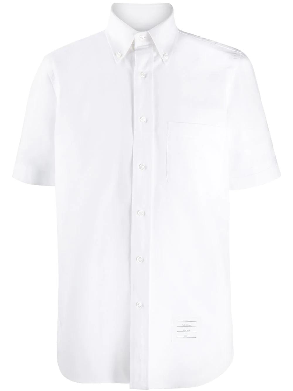 satin weave 4-Bar shirt by THOM BROWNE