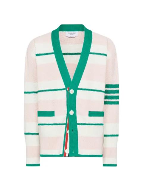 seed stitch 4-Bar cardigan by THOM BROWNE