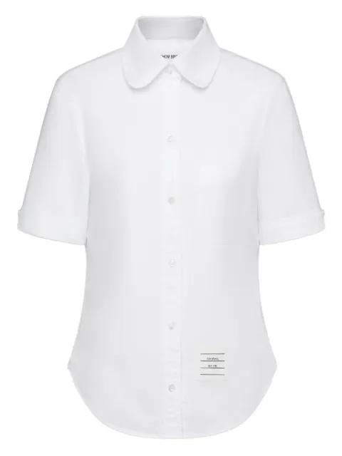 short sleeve oxford shirt by THOM BROWNE