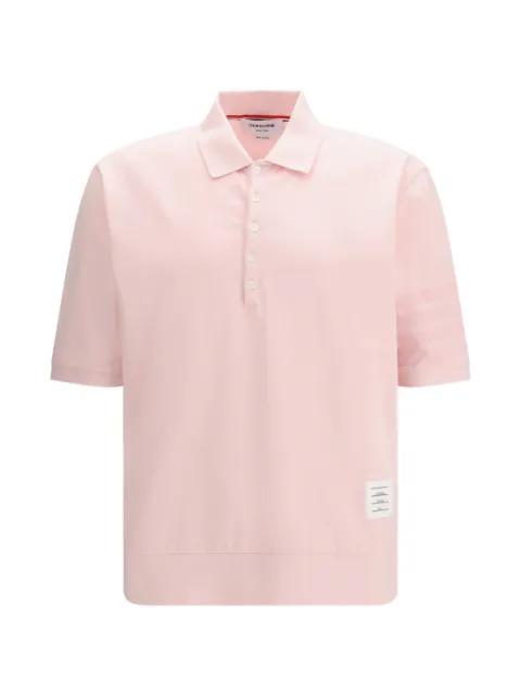 short-sleeve polo shirt by THOM BROWNE