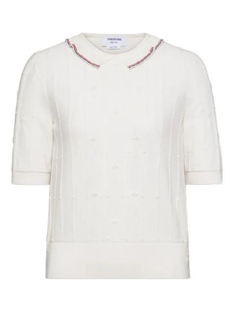 short-sleeves T-shirt by THOM BROWNE