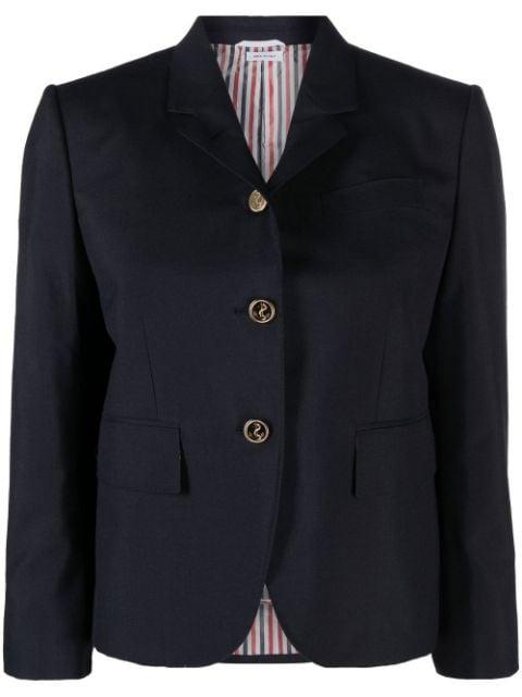 shrunken-fit cropped blazer by THOM BROWNE