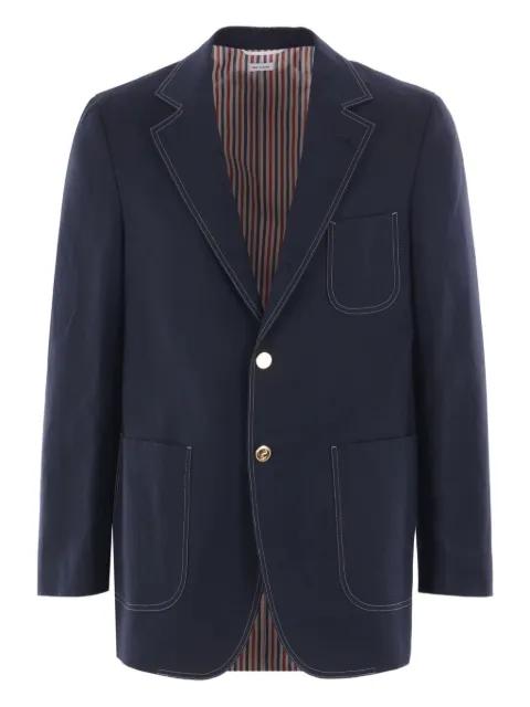single-breasted blazer by THOM BROWNE