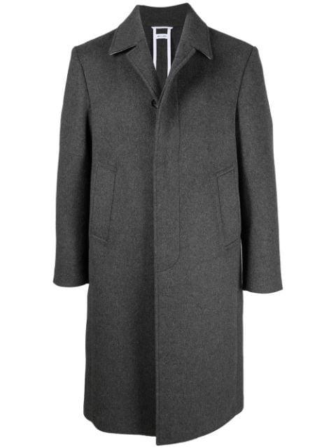 single-breasted coat by THOM BROWNE