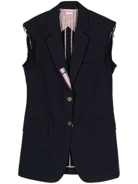 single-breasted waistcoat by THOM BROWNE