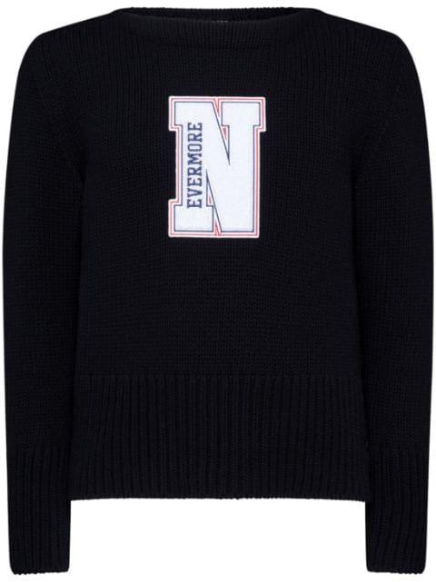 slogan-print sweater by THOM BROWNE
