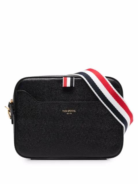 small RWB Stripe camera bag by THOM BROWNE