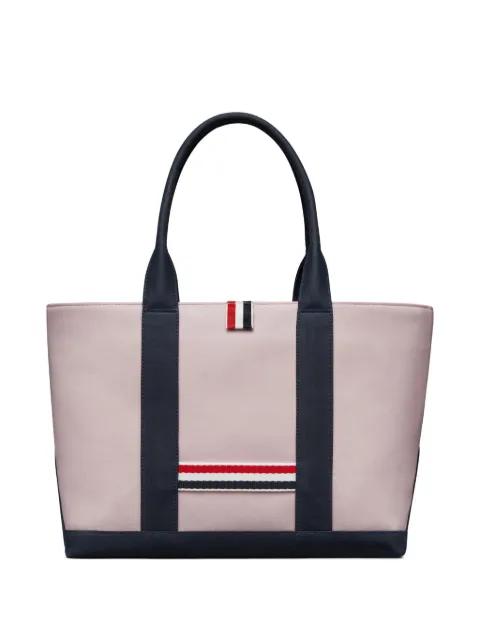 small drawstring opening Tool tote bag by THOM BROWNE