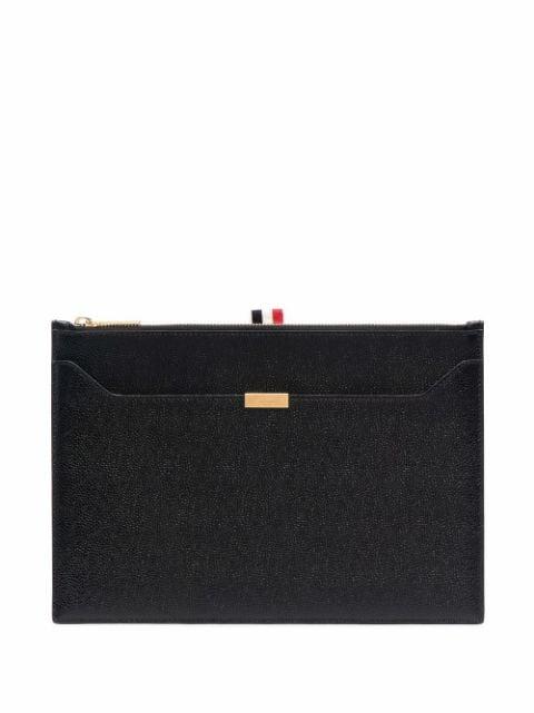 small zipped clutch by THOM BROWNE