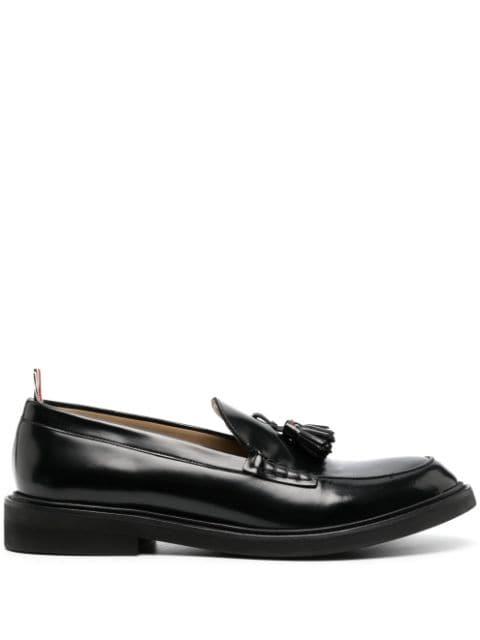 soft spazzolato tassel loafers by THOM BROWNE