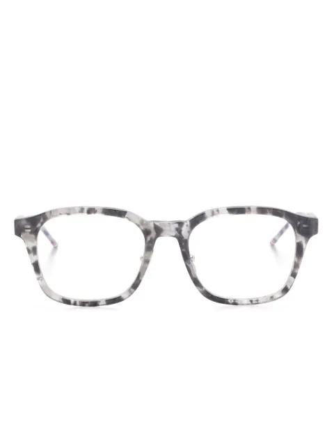 square-frame glasses by THOM BROWNE