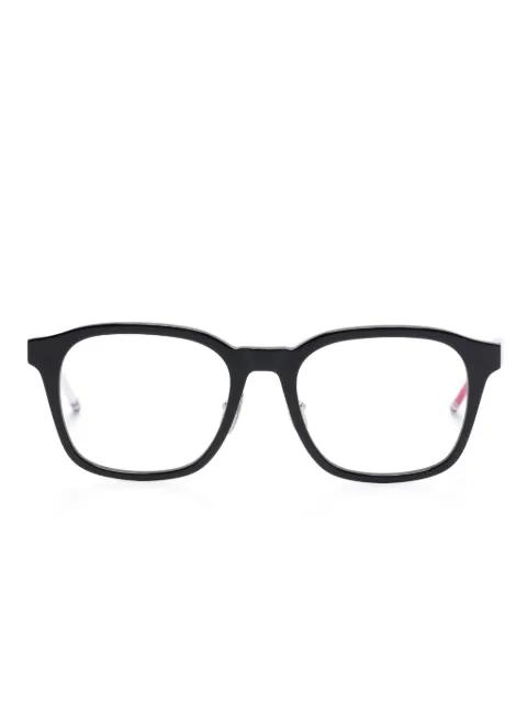 square-frame glasses by THOM BROWNE