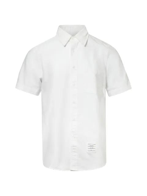 straight short sleeve shirt by THOM BROWNE
