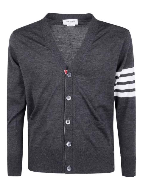 stripe cardigan by THOM BROWNE