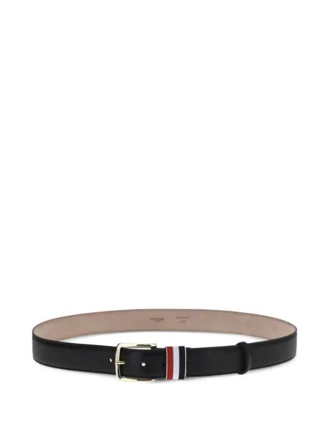 striped-detail belt by THOM BROWNE