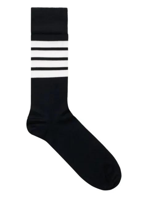 striped mid-calf socks by THOM BROWNE