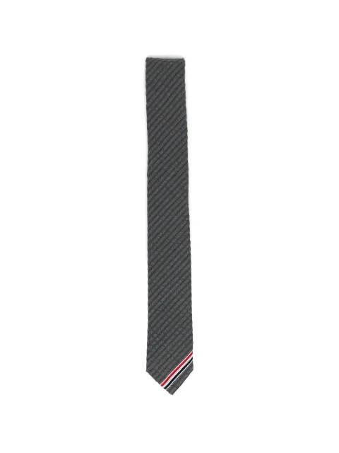 striped tie by THOM BROWNE