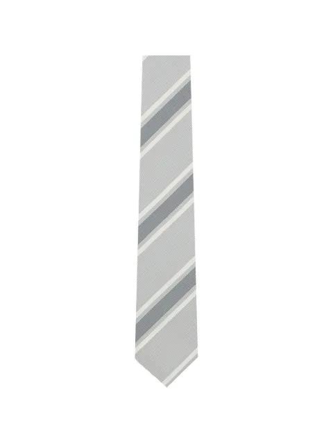 striped tie by THOM BROWNE