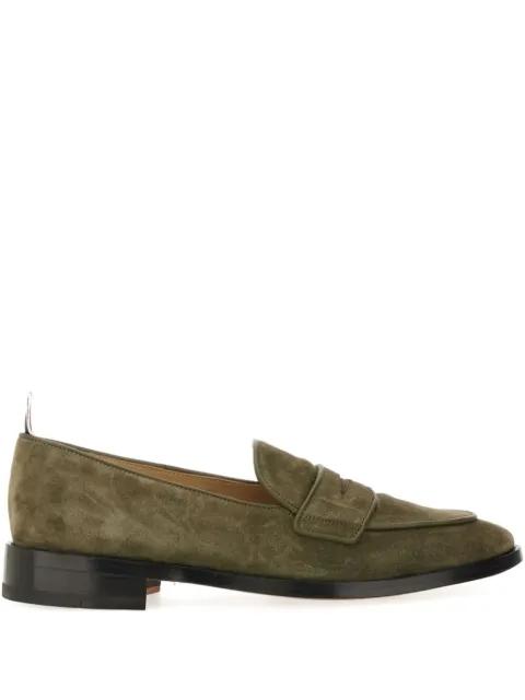 suede penny loafers by THOM BROWNE