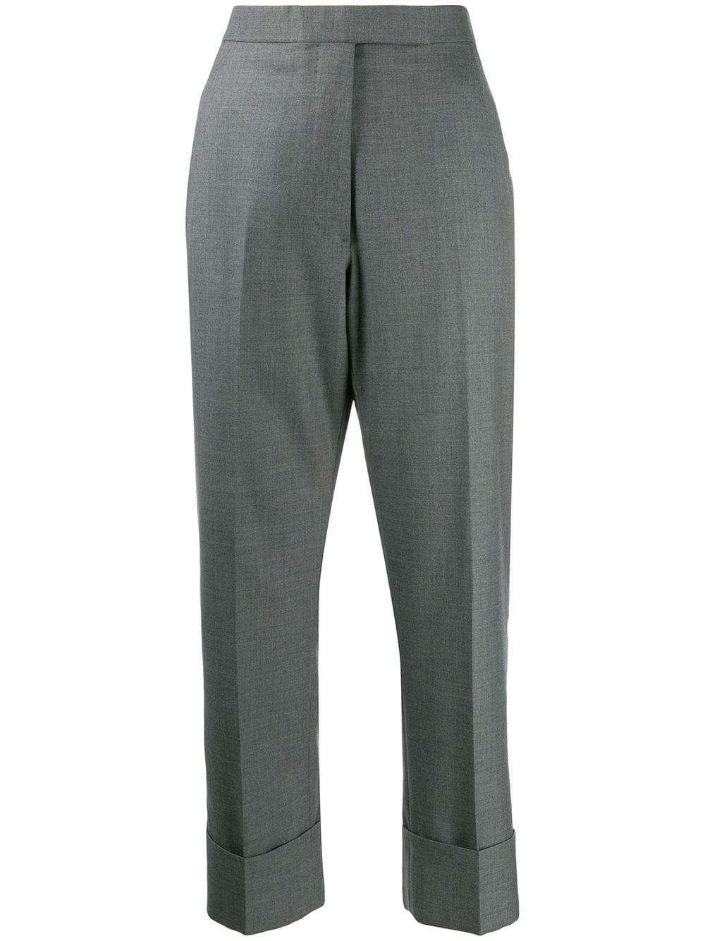 super 120s trousers by THOM BROWNE