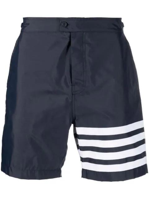 swim tech 4-Bar board shorts by THOM BROWNE