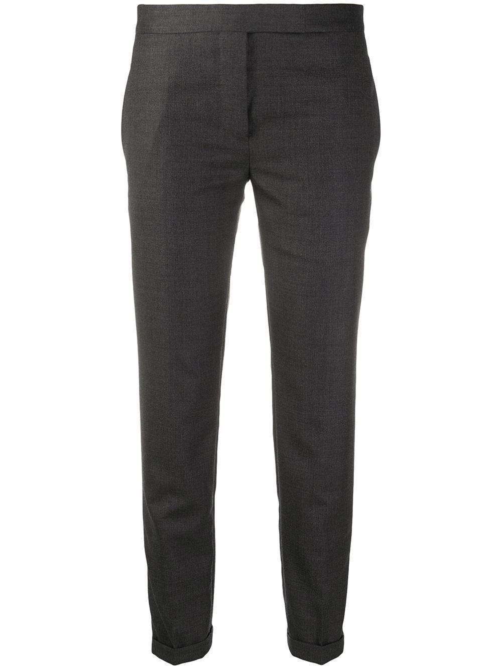 tailored cropped trousers by THOM BROWNE