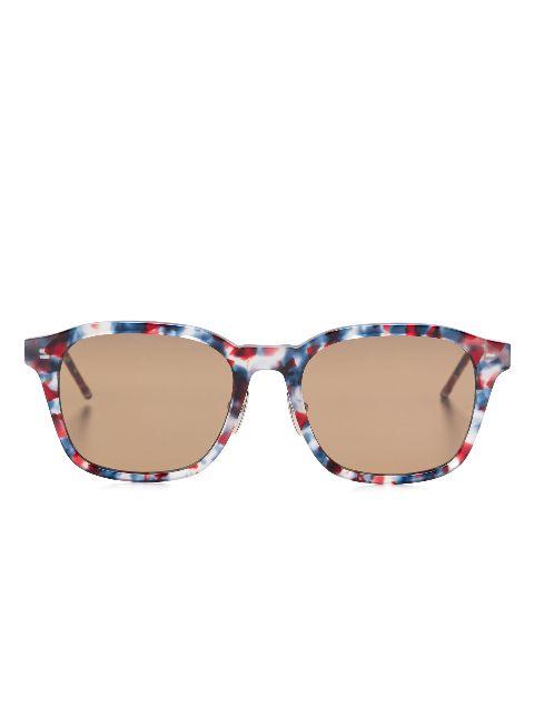 tortoiseshell-effect sunglasses by THOM BROWNE