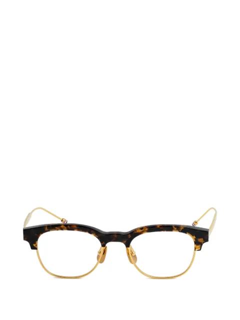 tortoiseshell-pattern glasses by THOM BROWNE