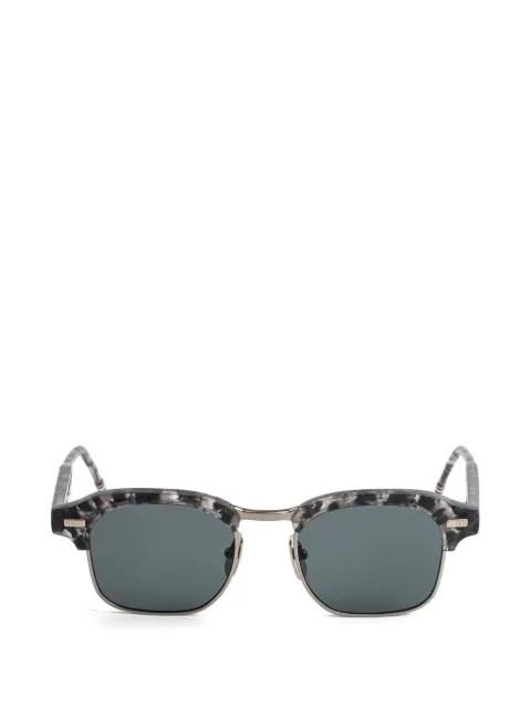 tortoiseshell-pattern sunglasses by THOM BROWNE